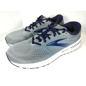 Brooks Beast Mens Blue Grey 1103272E491 Running Walking Shoe Size 12 EE Wide